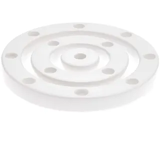 Rico Design Keramik Kerzenringe weiß, 3 Stk