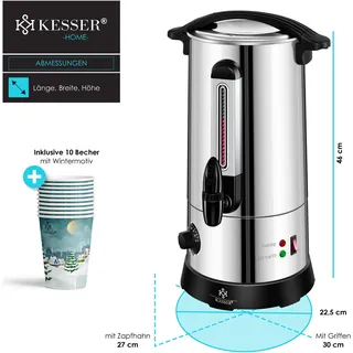 Kesser Glühweinkessel 10 l Edelstahl