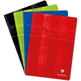 Clairefontaine Heft 10x A4 40 Blatt liniert assortiert