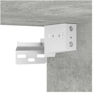vidaXL TV-Wandschrank 30 x 31 x 100 cm Grau Holzwerkstoff