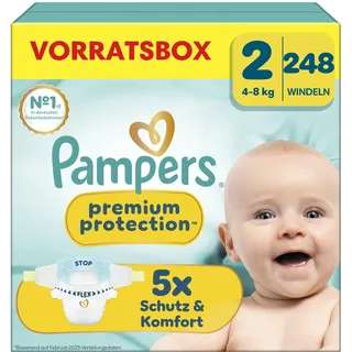 Pampers Premium Protection Gr. 2 (4-8 kg) 248 St.