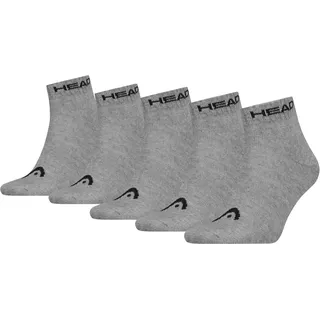 Head Socken ELEMENTS ALL SPORTS QUARTER 5P ECOM 5 Paare Grau 35-38