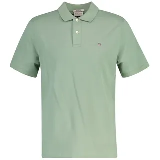 GANT Herren Poloshirt - REGULAR SHIELD, Kurzarm, Knopfleiste, Pique, Stickerei Grün (Surplus Mint) L