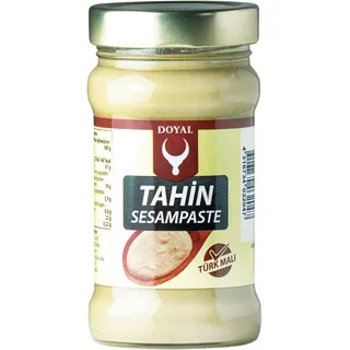 DOYAL Sesampaste (Tahin) – Aromatische, typisch arabische bzw. orientalische Spezialität – 6 x 300 g (291 ml)