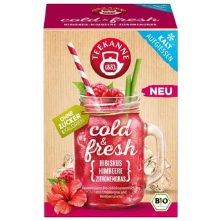 Teekanne Hibiskus-Himbeere-Zitronengras Teebeutel 15 x 2,75 g