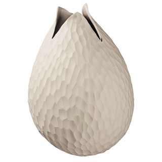 ASA Selection Vase Yoko mit Relief 22 cm Keramik Beige Creme