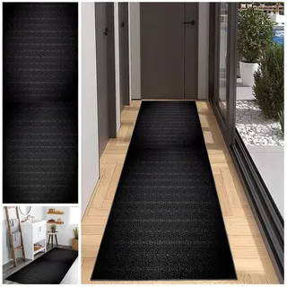 JaevKwzy Teppich Läufer, Waschbar Küchenteppich 40 x 120 cm, Läufer Teppich Flur rutschfest Modern Küchenläufer Teppichläufer Eingangsteppich Flurteppich Läufer Lang für Flur & Wohnraum