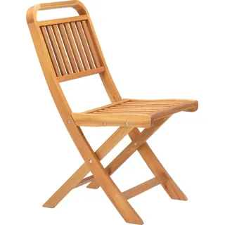 Dehner Gartenstuhl Lima Klappstuhl 42 x 59 x 86 cm natur-farben