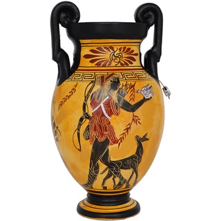 Talos Artifacts Göttin Athena und Dionysus - Artemis Diana Goddess of Animals Amphore Vase