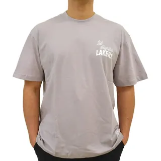 Mitchell & Ness NBA Elite Neutrals Oversized T-Shirt Los Angeles Lakers Light Purple (DE/NL/SE/PL, Alphanumerisch, XL, Regular, Regular, Lila) - XL