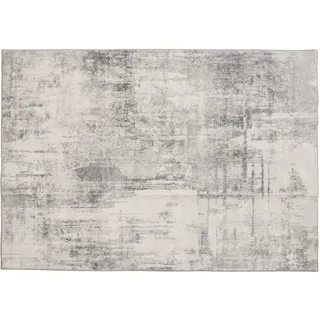 Tectake Nadira Kurzflorteppich 160 x 230 cm Beige/Grau