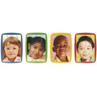 Miniland Educational 35520 - Set Puzzle 20 Teile. Kinder Der Welt 4 Motive