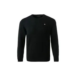NAPAPIJRI Herren Pullover schwarz unifarben, schwarz, Herbst/Winter 2025/2026