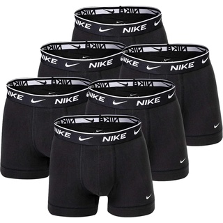 Nike, Herren, Unterhosen, Boxershort Casual Stretch, Schwarz, (S, 6er Pack)