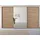 368 x 214 x 68 cm Beige/Braun