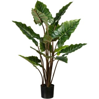 Künstliche Zimmerpflanze CREATIV GREEN "Taropflanze" Kunstpflanzen Gr. H: 140 cm, 1 St., grün Künstliche Zimmerpflanzen