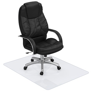 CSXCQM Bodenschutzmatte Bürostuhl Unterlage Transparent/Gefrostet, Stuhl Unterlegmatte Kratzfest, Bodenunterlage 1.0mm Brauch Größen, Schreibtischstuhl Matte für Harter Boden