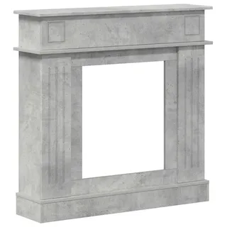 vidaXL Kaminumrandung Betongrau 102 x 26 x 100 cm Grau