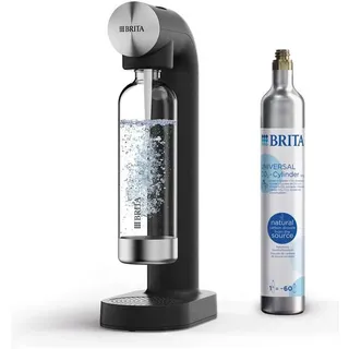 Brita SodaONE black + PET-Flasche + Zylinder