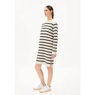 Armedangels Damen Miniaa Stripes Kleid (Größe L, weiss)