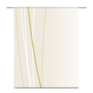 Scheibengardine Gardine Linea tonegold vario dark links – Scheibenhänger - B-line, gardinen-for-life 90 cm x 75 cm