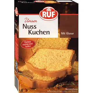 Ruf Nusskuchen für Backform, mit Glasur