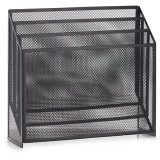 Zeller Zeitungsständer »Mesh« DIN A4 grau, 32x29.5x9 cm