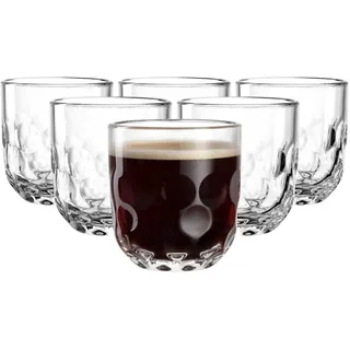 LEONARDO Gocce Kaffeeglas Latte Macchiato 0,22 l 6 St.