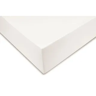 Zo Home Spannbettlaken Mako-Satin 90 x 210 - 220 cm weiß