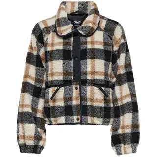 ONLY Onlcalista Life Check Teddy Jacket OTW - x_l
