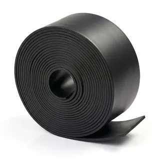 Gummistreifen 3mm×50mm×3.5m, Neoprenband Schwarz, Gummimatte Vollgummi | Neopren Gummiplatte Wasserdicht, Zuschneidbar Gummidichtung Flach für Bodenbeläge Schutz, Vibrationsschutz, Abdeckung, DIY
