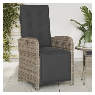 vidaXL Gartensessel 58 x 68 x 93 cm grau
