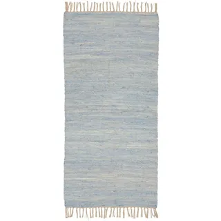 IB Laursen Bodenläufer aus Baumwolle, 120 x 60 cm, hellblau