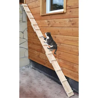 Ruhti - Katzentreppe Katzenleiter Katzenstufe für Balkon, Treppe etc.| 1 bis 7 m (3 m)