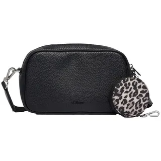 s.Oliver Mittelgroße Camera-Bag Umhängetasche Kunstleder Black