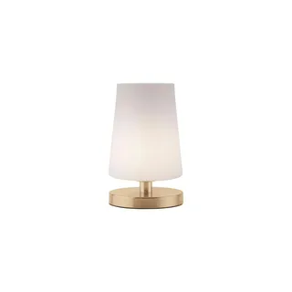 Paul Neuhaus Tischleuchte   , gold , Maße (cm): H: 23  Ø: 14.5