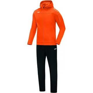 Jako Präsentationsanzug Classico mit Kapuze Neonorange, 46