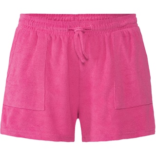 esmara® Damen Frottee Hotpants (L (44/46), pink)