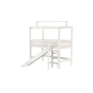 Lifetime Hausbett mit Rutsche   ¦ weiß ¦ Maße (cm): B: 207 H: 225 T: 192.0