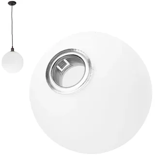 OSALADI Lampenschirm Aus Milchglas Lampenschirm Aus Glas in Kugelform 3.15 Zoll Ersatzglas Für Tischlampe Wandlampe Und Stehlampe Mattierte Oberfläche 1 Stück