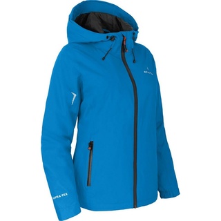 Bergson Outdoorjacke HELLI THERMO Damen Regenjacke, leicht wattiert, 12000 mm Wassersäule, Normalgrößen, blau blau normal - 50