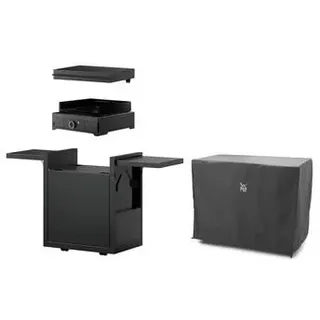 WMF Plancha Set 45E mit Wagen, ca. B60/H99,5/T63 cm