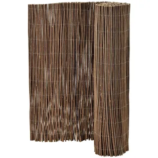 casa.pro Sichtschutzmatte 200 x 500 cm Braun Weide