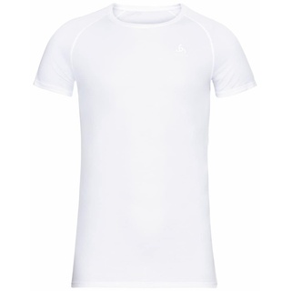 Odlo Herren Active F-dry Light Eco_141162 Funktionsunterwäsche Kurzarm Shirt, Weiß, M EU
