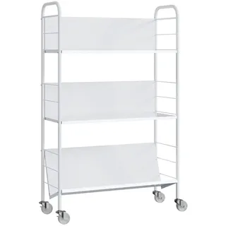 Homcom Bücherregal 69 x 26 x 108 cm Weiß