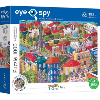 Trefl UFT Eye Spy Puzzle - Imaginary Cities: Paris, Frankreich (1000 Teile)