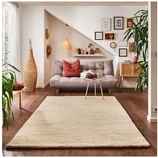 Steffensmeier Wollteppich Nador, Rechteckig, Berber Teppich aus Marokko, handgeknüpft beige 200 cm x 300 cm