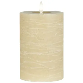 Ib Laursen Dekolicht Ib Laursen - LED Kerze Stumpenkerze H 15cm D 10cm Beige 8797-44 beige|braun