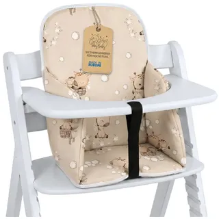 Totsy Baby Sitzverkleinerer Hochstuhl Baby Sitzkissen - Kinder Sitzauflage für Hauck und Stokke braun