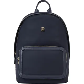 Tommy Hilfiger Damen Rucksack Essential Backpack Handgepäck, Mehrfarbig (Space Blue), Onesize - Einheitsgröße
